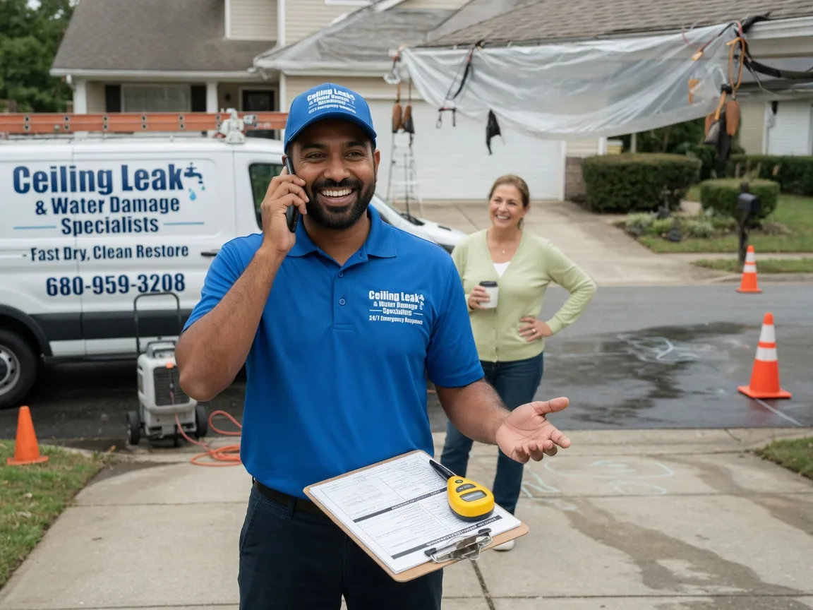 Ceiling Leak Cleanup Newtown, VA FAQs